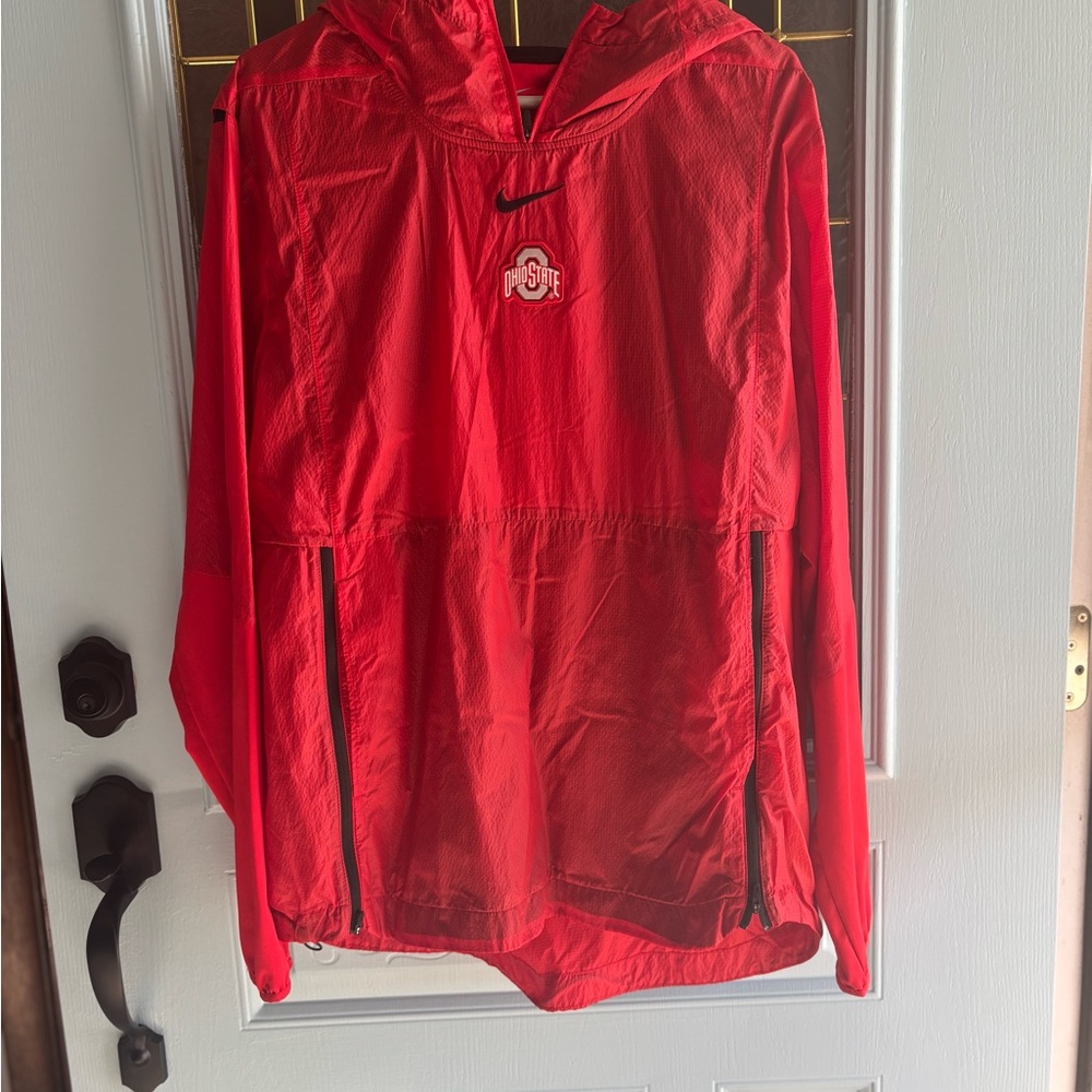 Nike Red Hooded Windbreaker